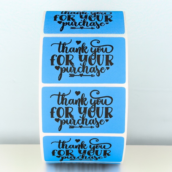 Thank You For Your Purchase Stickers – Small Business Packaging Labels 2" - Picture 6 of 11